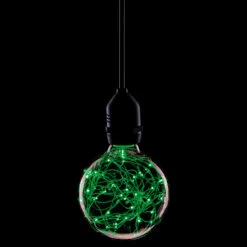 Prolite Globe LED Light Bulb G95 E27 1.7W Green Star Effect Funky Filaments 9 Prolite Globe LED Light Bulb G95 E27 1.7W Green Star Effect Funky Filaments -Home Lighting Store Starry G95 Green 14916.1643632651