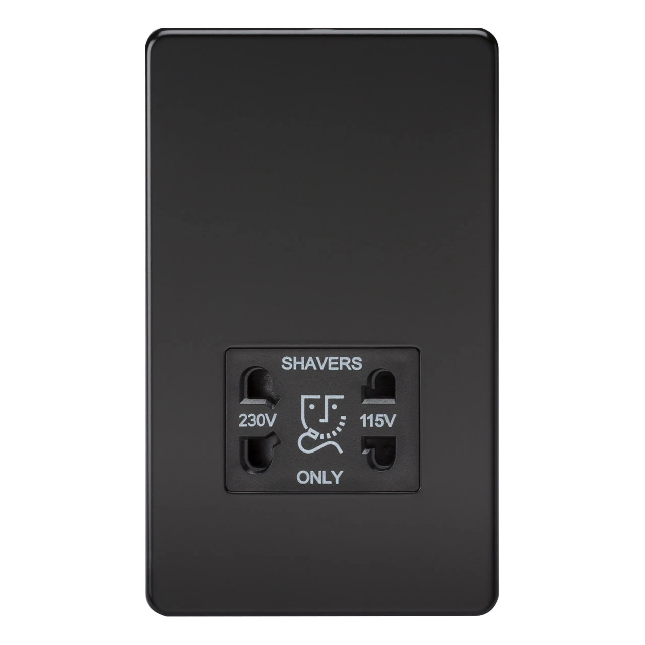 NxtGen Montana Shaver Socket Dual Voltage Black 3 NxtGen Montana Shaver Socket Dual Voltage Black