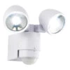Zink SIROCCO LED Twin Security Spotlight 6W Daylight White