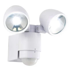 Zink SIROCCO LED Twin Security Spotlight 6W Daylight White