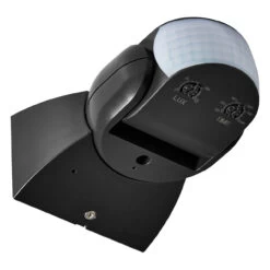 Zink PIR Sensor Adjustable 180° Dion Black 12-Metre Range -Home Lighting Store ZN 33579 blk ALT2 copy 62883.1695656239
