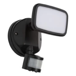 Zink LYNN LED PIR Security Spotlight 10W Cool White Black