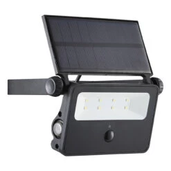 Zink SOLAR LED Sensor Security Light 2W Daylight Black