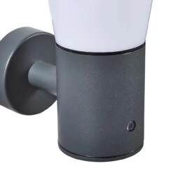 Zink GAMMA Outdoor Wall Lantern With Dusk Til Dawn Sensor Anthracite -Home Lighting Store ZN 39172 ANTH 03 31393.1675439140