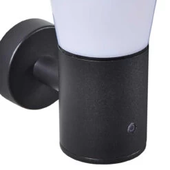 Zink GAMMA Outdoor Wall Lantern With Dusk Til Dawn Sensor Black -Home Lighting Store ZN 39172 BLK 03 84115.1675439166