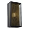 Zink CUBA Outdoor Box Lantern With Mesh Insert Black And Brass 2 Zink CUBA Outdoor Box Lantern With Mesh Insert Black And Brass -Home Lighting Store ZN 40002 BLK 02 54925.1675438977