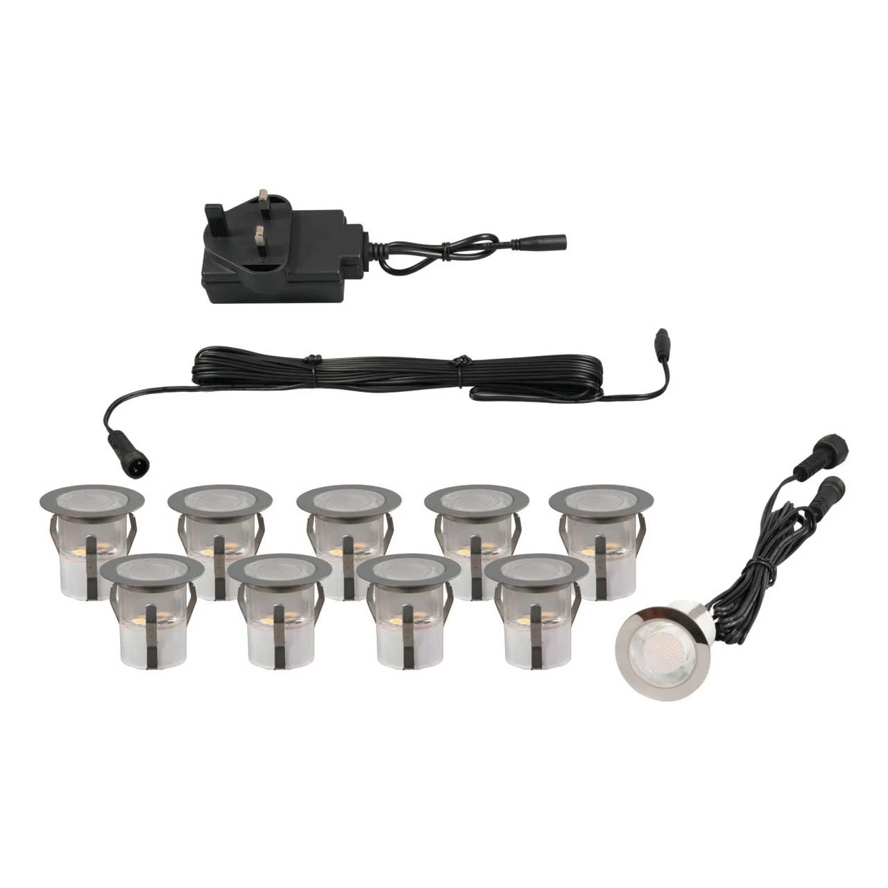 Zink AUBIN Stainless Steel 10 X LED Deck Light Kit Daylight 3 Zink AUBIN Stainless Steel 10 X LED Deck Light Kit Daylight