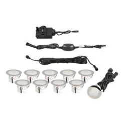 Zink BARU Stainless Steel 10 X LED Smart Colour Changing & White Deck Light