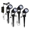 Zink LAPIN 4 Light LED Garden Spike Kit Black -Home Lighting Store ZN 41732 1 58378.1689842847