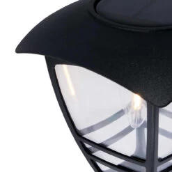 Zink CADEBY LED Solar Post Lantern Black -Home Lighting Store ZN 42032 2 88271.1689843411