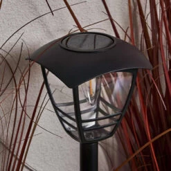Zink CADEBY LED Solar Post Lantern Black -Home Lighting Store ZN 42032 5 42759.1689843411
