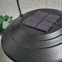 Zink HORDEN LED Solar Hanging Wall Lantern Black -Home Lighting Store ZN 42033 4 12353.1689843593