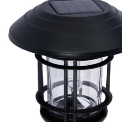 Zink TANFIELD LED Solar Post Lantern Black -Home Lighting Store ZN 42034 2 01695.1689843656