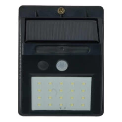 Zink MARLEY 4W LED Solar Security Light With PIR Sensor Black -Home Lighting Store ZN 42037 5 30964.1689843977