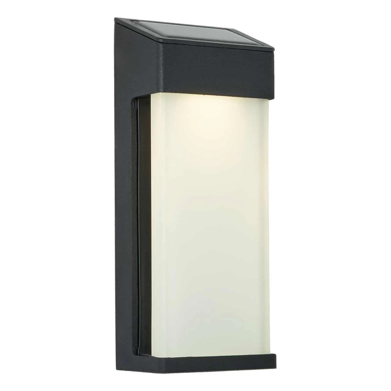 Zink WISTOW LED Solar Wall Light Black 4 Zink WISTOW LED Solar Wall Light Black - Image 2
