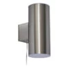 Zink ELDON LED Solar Outdoor Up And Down Wall Light Stainless Steel -Home Lighting Store ZN 42040 1 12137.1689844620