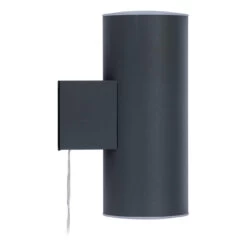 Zink ELDON LED Solar Outdoor Up And Down Wall Light Black -Home Lighting Store ZN 42041 5 26184.1689844690