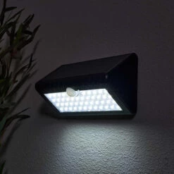 Zink DAWDON LED Solar Security Light With PIR Sensor Black -Home Lighting Store ZN 42042 4 59778.1689844788