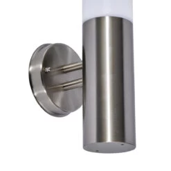 Zink CRESWELL LED Solar Wall Light Stainless Steel -Home Lighting Store ZN 42043 3 15462.1689845427