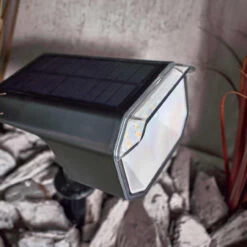 Zink BYERMOOR LED Solar Smart Spike Light Black -Home Lighting Store ZN 42050 6 78756.1689846389