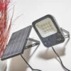 Zink DENBY 450lm LED Solar Floodlight Grey -Home Lighting Store ZN 42052 15 72690.1689846480