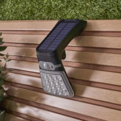 Zink BLACKHALL 2.5W LED Solar Wall Light With PIR Sensor Black -Home Lighting Store ZN 42054 5 68544.1689846575