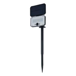 Zink BRADLEY LED Solar Floodlight With Ground Spike Black -Home Lighting Store ZN 42057 1 13724.1689846777