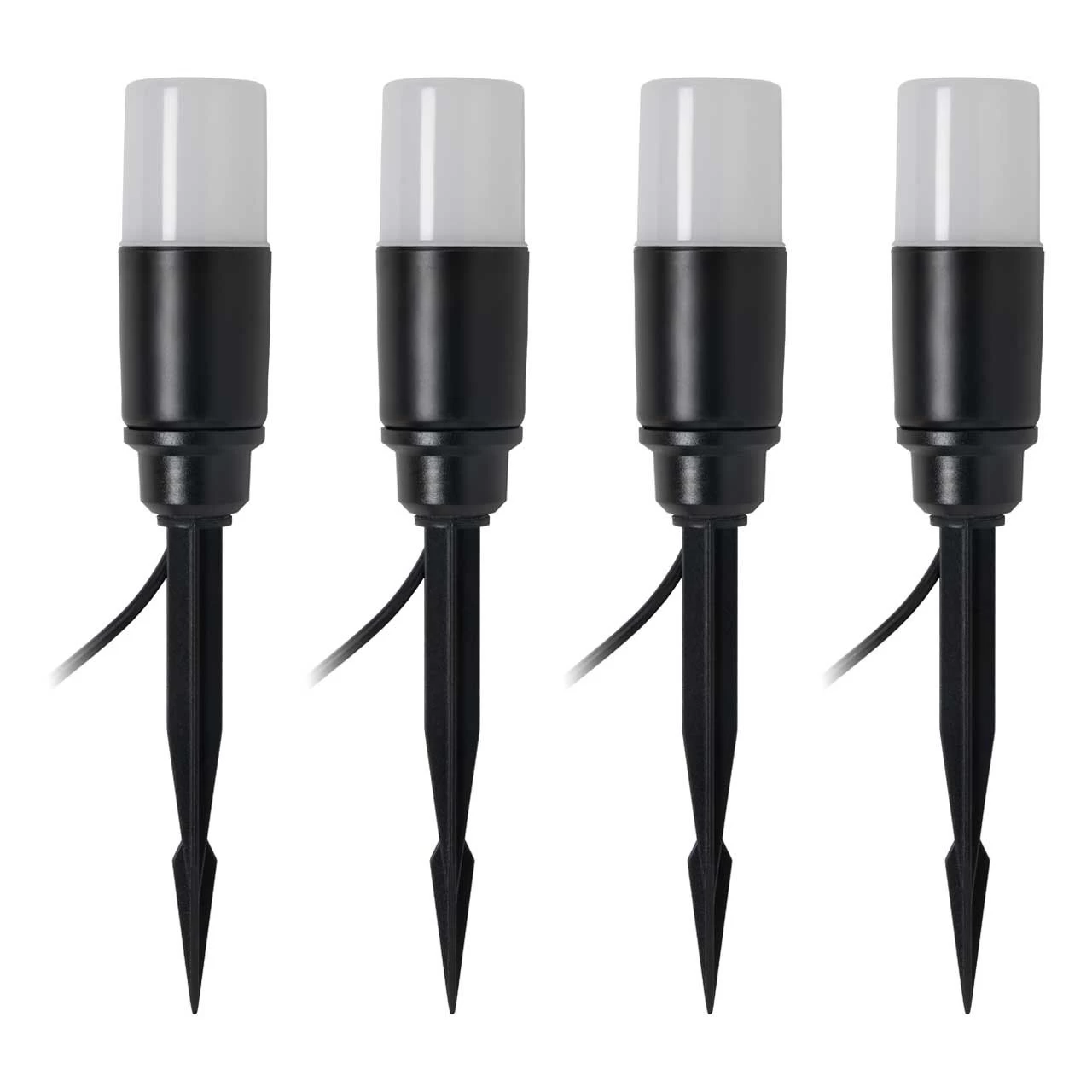 Zink DAW 4 Light LED Solar Stake Light Kit Black 9 Zink DAW 4 Light LED Solar Stake Light Kit Black - Image 7