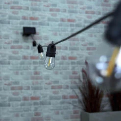 Zink WYE 10 Light LED Solar Festoon Light Black 14 Zink WYE 10 Light LED Solar Festoon Light Black -Home Lighting Store ZN 42229 5 89971.1689847072