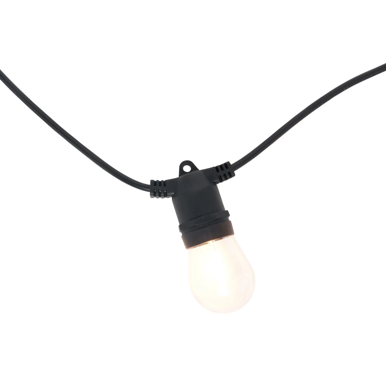 Zink WYE 10 Light LED Solar Festoon Light Black 6 Zink WYE 10 Light LED Solar Festoon Light Black - Image 4