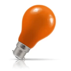 Crompton GLS LED Light Bulb B22 1.5W (15W Eqv) Amber IP65