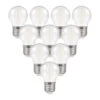 Crompton Golfball LED Light Bulb Festoon E27 4.5W (25W Eqv) White 10-Pack -Home Lighting Store crompton 4w filament harlequin golfball e27 white 10 pack 41570.1578928268 66825.1603455810