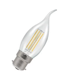 Crompton Candle LED Light Bulb Bent Tip B22 5W (40W Eqv) Warm White 5-Pack -Home Lighting Store crompton lamps led bent tip candle 5w b22 dimmable filament 5 pack warm white clear 40w eqv 5994 5 5055579312134 50244.1578928268 90554.1667217940