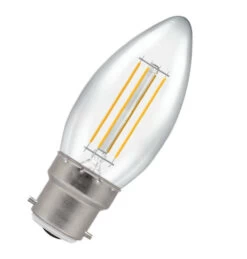 Crompton Candle LED Light Bulb Dimmable B22 5W (40W Eqv) Warm White 10-Pack Clear -Home Lighting Store crompton lamps led candle 5w b22 dimmable filament 10 pack warm white clear 40w eqv 5443 10 5055579313063 14514.1578928268 38801.1667216492