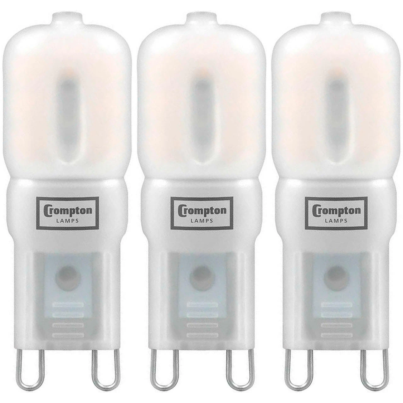 Crompton G9 Capsule LED Light Bulb 2.5W (25W Eqv) Warm White 3-Pack Opal 3 Crompton G9 Capsule LED Light Bulb 2.5W (25W Eqv) Warm White 3-Pack Opal