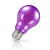 Crompton GLS LED Light Bulb E27 4.5W (25W Eqv) Purple IP65 Harlequin -Home Lighting Store crompton lamps led gls 4.5w e27 harlequin ip65 purple translucent 6182 5055579313742 02568.1578928268 76759.1603455859