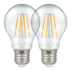 Crompton GLS LED Light Bulb Dimmable E27 7.5W (60W Eqv) Warm White 2-Pack