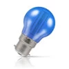Crompton Golfball LED Light Bulb B22 4.5W (25W Eqv) Blue IP65 Harlequin -Home Lighting Store crompton lamps led golfball 4.5w b22 harlequin ip65 blue translucent 6189 5055579313810 21806.1578928268 22290.1603455867