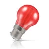 Crompton Golfball LED Light Bulb B22 4.5W (25W Eqv) Red IP65 Harlequin -Home Lighting Store crompton lamps led golfball 4.5w b22 harlequin ip65 red translucent 6199 5055579313919 97410.1578928268 66630.1603455881
