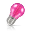 Crompton Golfball LED Light Bulb E27 4.5W (25W Eqv) Pink IP65 Harlequin 1 Crompton Golfball LED Light Bulb E27 4.5W (25W Eqv) Pink IP65 Harlequin -Home Lighting Store crompton lamps led golfball 4.5w e27 harlequin ip65 pink translucent 6196 5055579313889 33515.1578928268 42823.1603455877