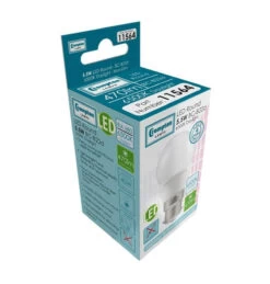 Crompton Golfball LED Light Bulb B22 5.5W (40W Eqv) Daylight 10-Pack Opal -Home Lighting Store crompton lamps led golfball 5.5w b22 daylight opal 40w eqv 5903 5055579311564 39990.16100195661 24661.1616605780