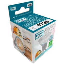 Crompton Lamps LED Dim To Warm GU10 Bulb 5.5W Dimmable Warm White (50W Eqv) -Home Lighting Store crompton lamps led gu10 spotlight 5.5w dimmable warm white 50 50w eqv 5694 5055579309738 41008.1578928268 12654.1654595750
