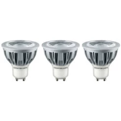 Crompton Lamps LED GU10 Bulbs 5W (3 Pack) Cool White 45°