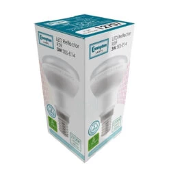 Crompton R39 Reflector LED Light Bulb E14 4.5W (35W Eqv) Warm White 10-Pack -Home Lighting Store crompton lamps led r39 reflector 3w e14 10 pack warm white 110 opal 6098 10 5055579312707 53303.1578928268 08173.1667217875