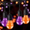 Halloween Festoon Light Premium 10m Connectible Outdoor Orange & Purple With 20x LED GLS -Home Lighting Store halloween 2 60580.1667313828