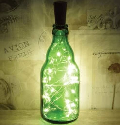 Lyyt 2m LED Battery Operated Bottle Cork Light Warm White