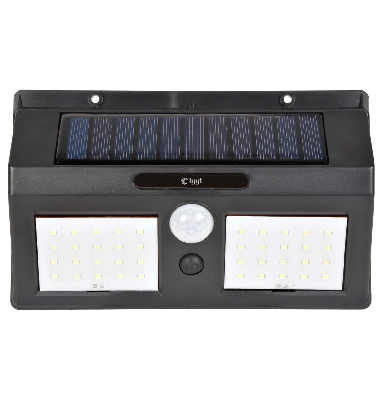 Lyyt LED Security Light 40 LED Solar IP44 Daylight Black 5 Lyyt LED Security Light 40 LED Solar IP44 Daylight Black - Image 3