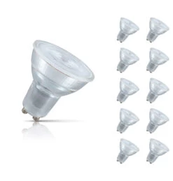 Crompton Lamps LED GU10 Bulbs 4.5W (10 Pack) Warm White 35° (50W Eqv)