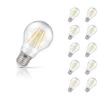 Crompton GLS LED Light Bulb Dimmable E27 5W (40W Eqv) Warm White 10-Pack Clear