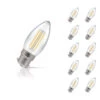 Crompton Candle LED Light Bulb Dimmable B22 5W (40W Eqv) Warm White 10-Pack Clear -Home Lighting Store m 5443 66874.1578928268 25642.1603455235